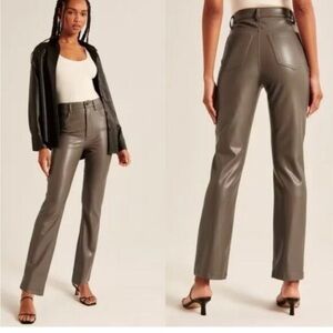 Women's fox Leather Pants